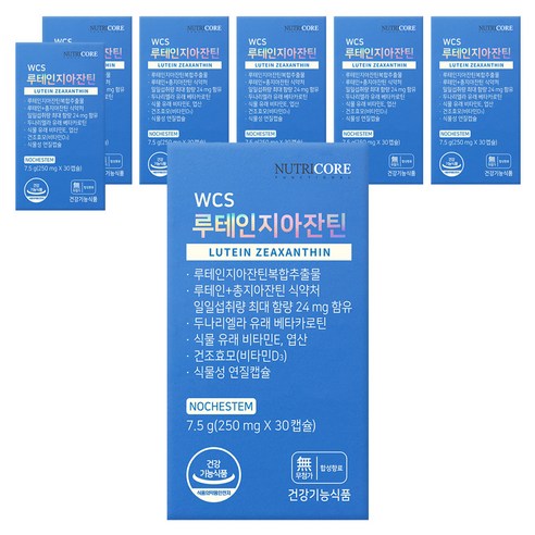 뉴트리코어 루테인지아잔틴, 30정, 7개