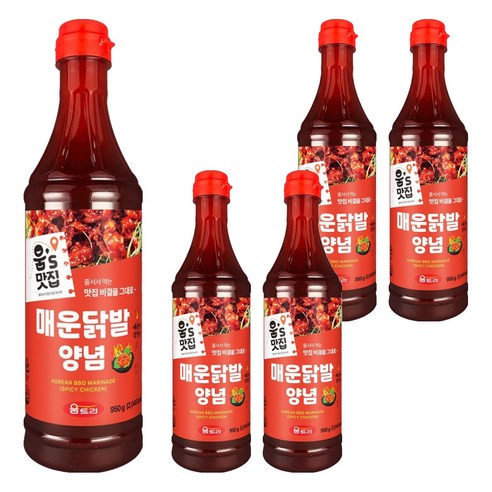 움트리 움쉐프의 매운닭발 양념, 950g, 5개