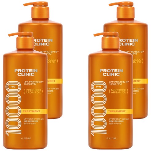 엘라스틴 프로틴 클리닉 10000 고영양 단백질 트리트먼트, 1L, 4개