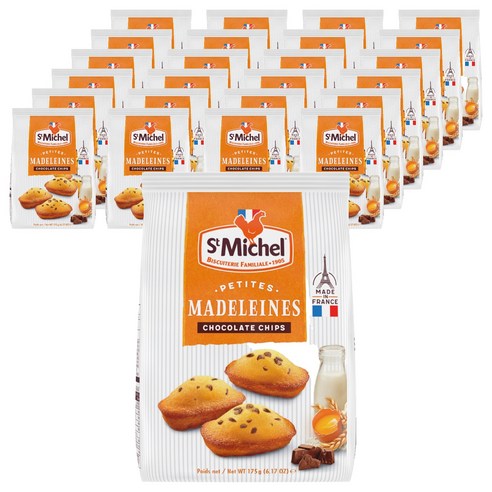 생미쉘 초코칩 마들렝, 175g, 25개