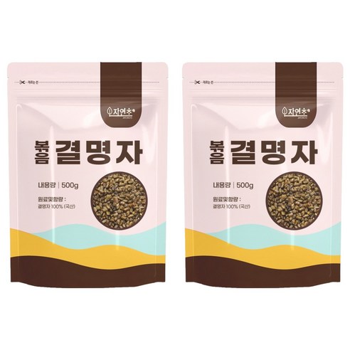 볶음 결명자차, 500g, 2개