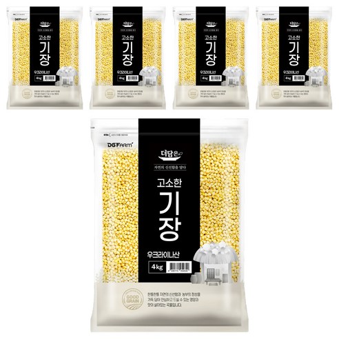 더담은 고소한 기장, 4kg, 5개