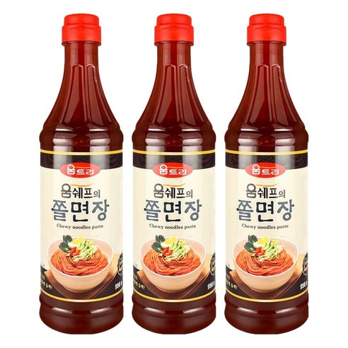 움트리 움쉐프의 쫄면장, 950g, 3개