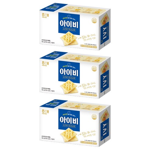 해태제과 아이비 크래커, 155g, 3개