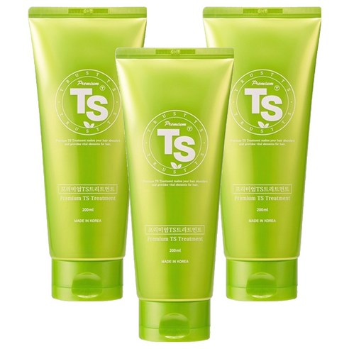 TS 프리미엄 헤어 트리트먼트, 200ml, 3개