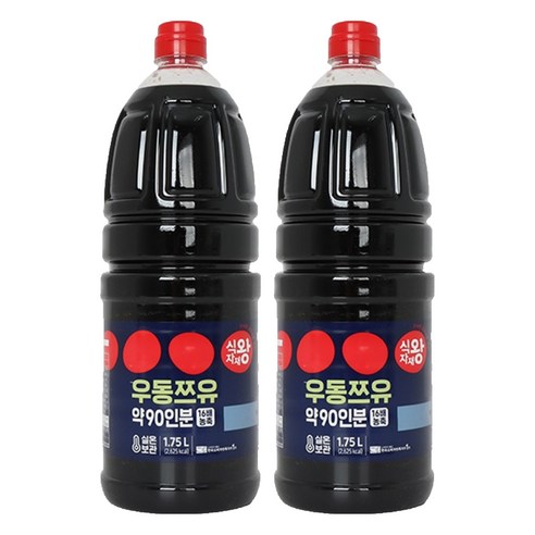 식자재왕 우동쯔유, 1.75L, 2개