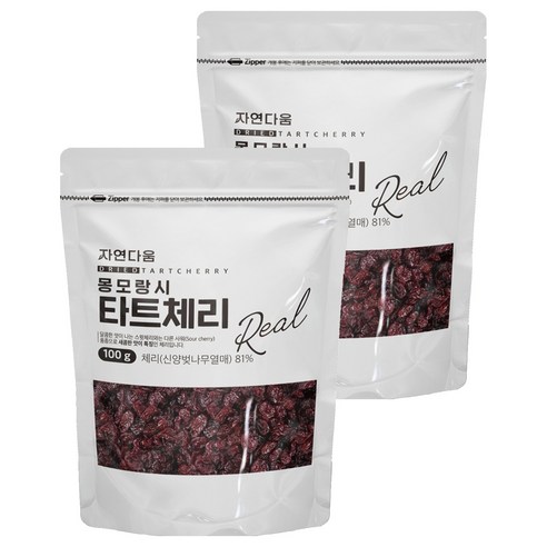 자연다움 몽모랑시 타트체리, 2개, 100g(1개)