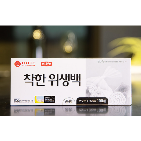 깨끗하고 편리한 쓰레기 처리를 위한 가성비 뛰어난 롯데이라이프 착한 위생백 세트