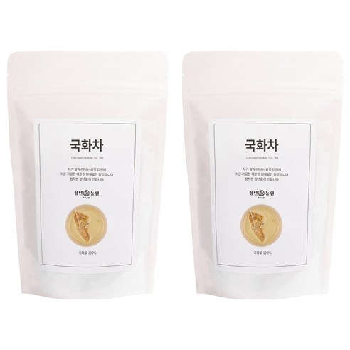 청년농원 저온가공 국화차 삼각티백, 500mg, 50개입, 2개