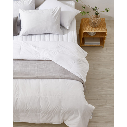 호텔 침구의 포근함을 집에서, 구스온 순면 구스이불로 꿀잠 예약!