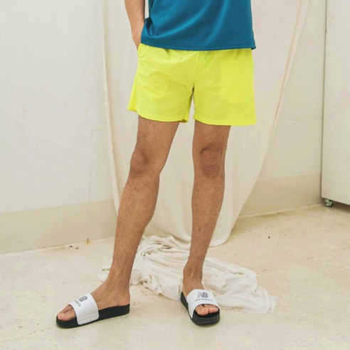 에이치머스 남성용 카노푸스 래쉬가드 하의, 형광그린