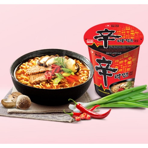 3분 만에 완성되는 행복, 신라면 컵라면!