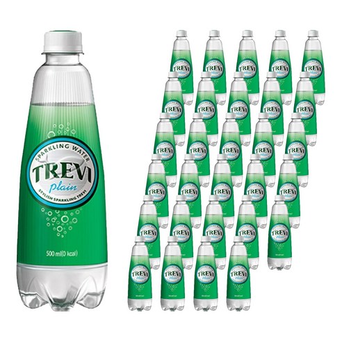 트레비 플레인 탄산수, 500ml, 30개
