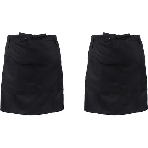 새김어페럴 카페 미니 허리앞치마, 블랙: 실용성과 스타일을 모두 갖춘 아이템