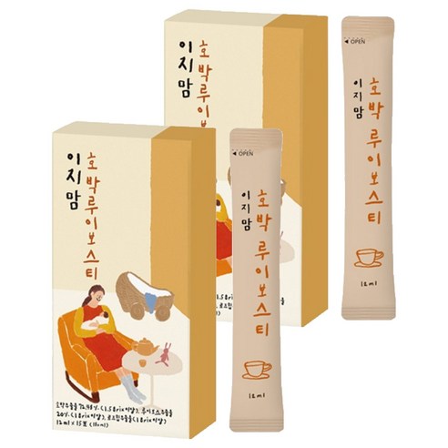 이지맘 호박 루이보스티, 12ml, 15개입, 2개