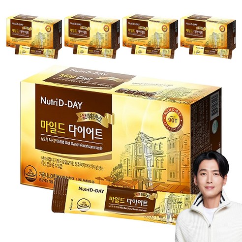 뉴트리디데이 마일드 다이어트 스위트 아메리카노맛, 270g, 5개