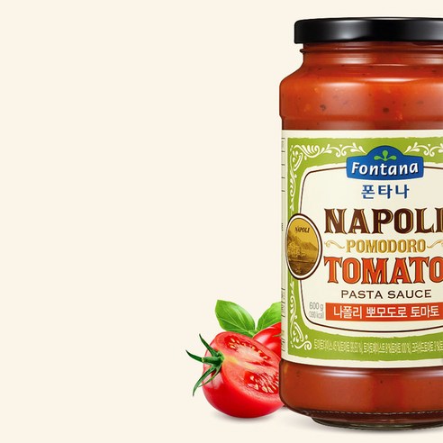이탈리아 햇살을 담은 풍요로운 맛, 폰타나 나폴리 뽀모도로 파스타 소스