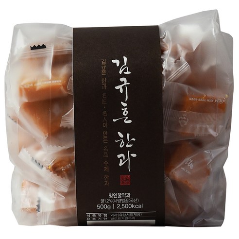 김규흔 한과 명인 꿀약과, 500g, 1개