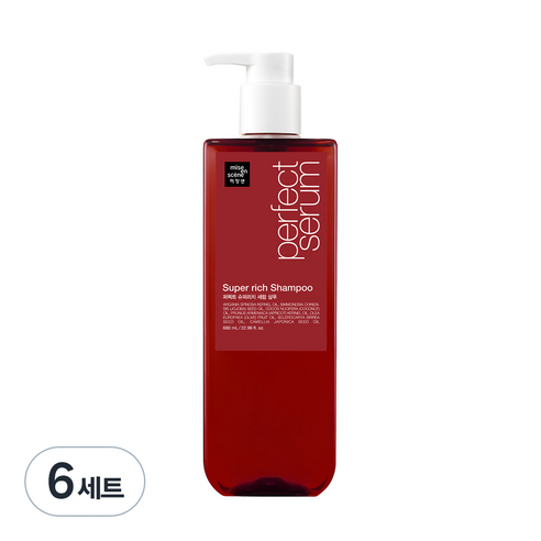 미쟝센 퍼펙트 세럼 샴푸 슈퍼 리치, 680ml, 6개