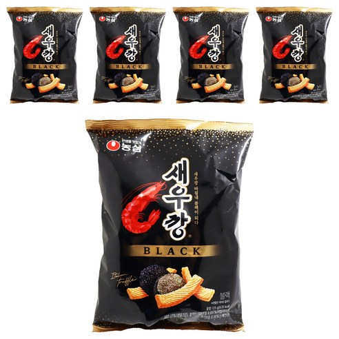 새우깡 블랙, 125g, 5개