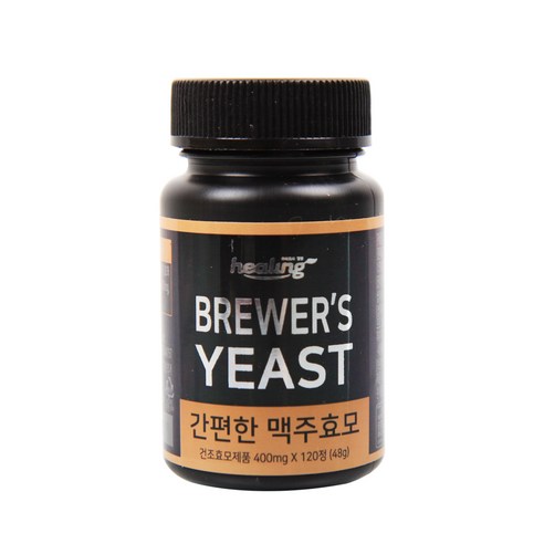 힐링 간편한 맥주효모, 1개, 120정