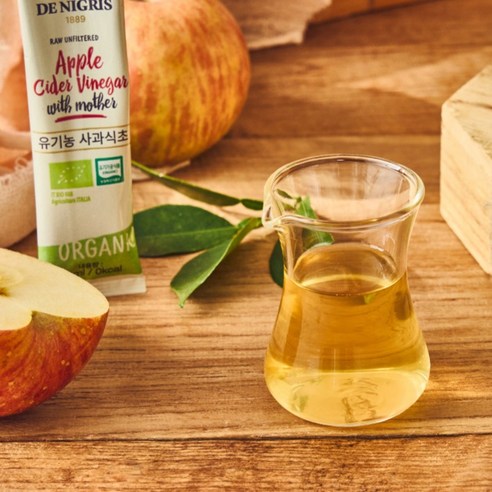 상큼한 활력, 데니그리스 유기농 사과식초로 건강한 하루를!