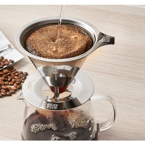 필터리스 이중망 구조로 풍부한 커피 향과 깊은 풍미를 경험하세요.