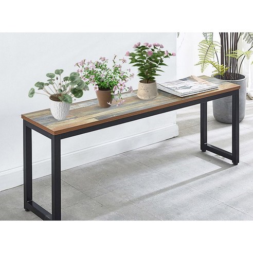 좁은 공간에 감성을 더하는 멀바우 벤치 의자