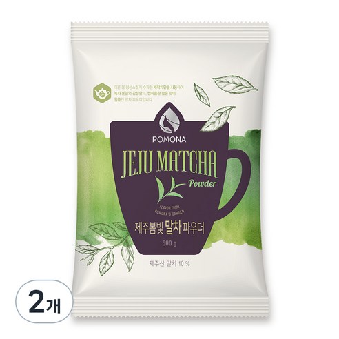 포모나 제주봄빛 말차 파우더, 500g, 1개입, 1개