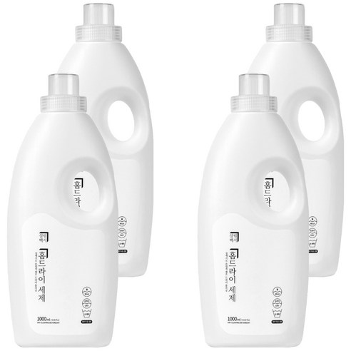 살림백서 홈드라이 세제, 1L, 4개