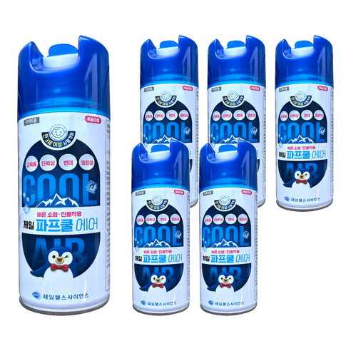 제일헬스사이언스 제일 파프쿨 에어 180ml, 6개, 1개입