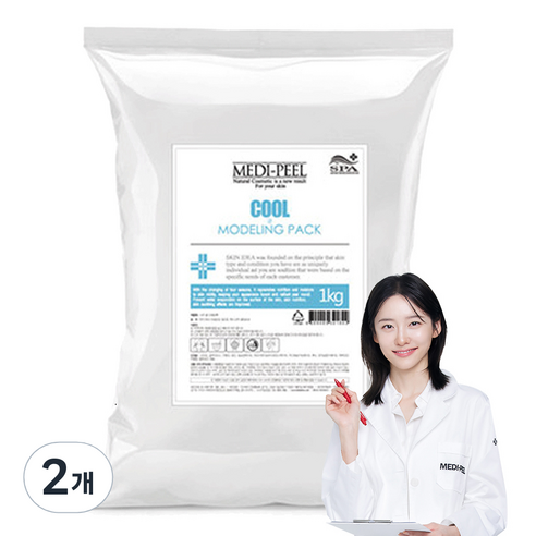 메디필 스파 쿨 모델링팩 1kg, 1개입, 2개