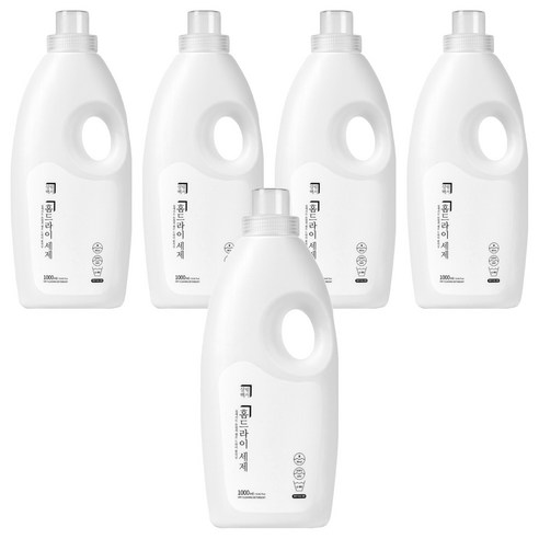 살림백서 홈드라이 세제, 1L, 5개