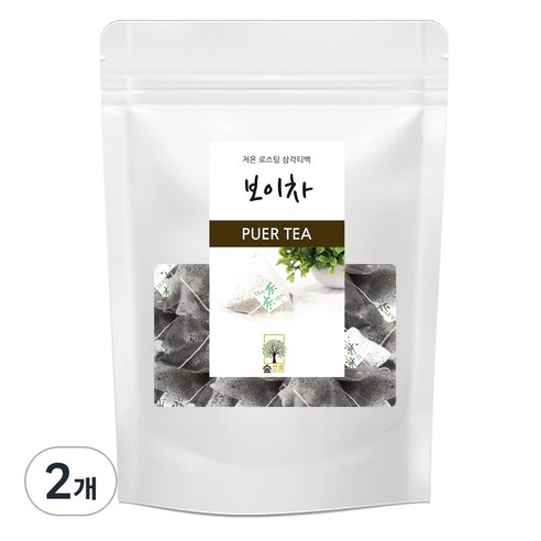 숲으로허브 보이차 삼각티백, 1g, 100개입, 2개