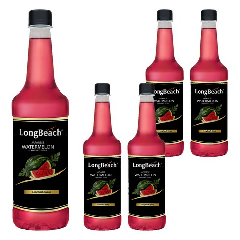 롱비치 WATERMELON SYRUP, 740ml, 5개