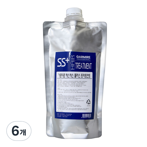 가르미르 에스에스 플러스 헤어 두피 트리트먼트, 6개, 800ml