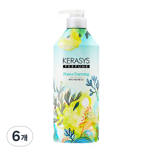 케라시스 퍼퓸 린스 퓨어 앤 차밍, 980ml, 6개