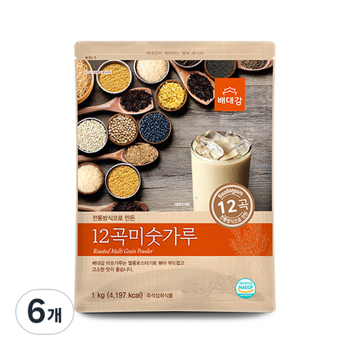 배대감 12곡 미숫가루, 6개, 1kg