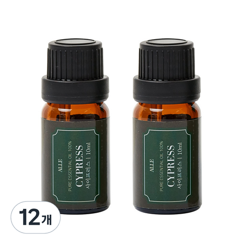 알레 비건 아로마 에센셜 오일 사이프러스, 10ml, 12개