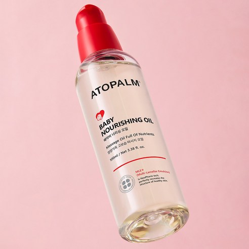 아기의 섬세한 피부를 위한 부드러운 속삭임, 아토팜 베이비 너리싱 오일