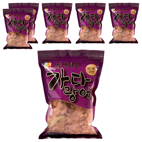 석하 곱게깎은 가다랑어 가쓰오부시, 40g, 6개