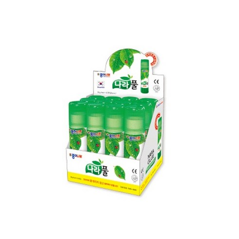 깨끗함으로 완성하는 완벽한 접착, 종이나라 투명 딱풀