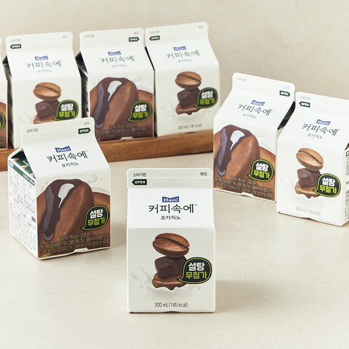 매일유업 커피속에 모카치노 설탕무첨가, 300ml, 8개