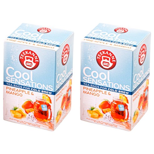 티칸네 쿨 센세이션 파인애플 앤 망고, 2.5g, 18개입, 2개