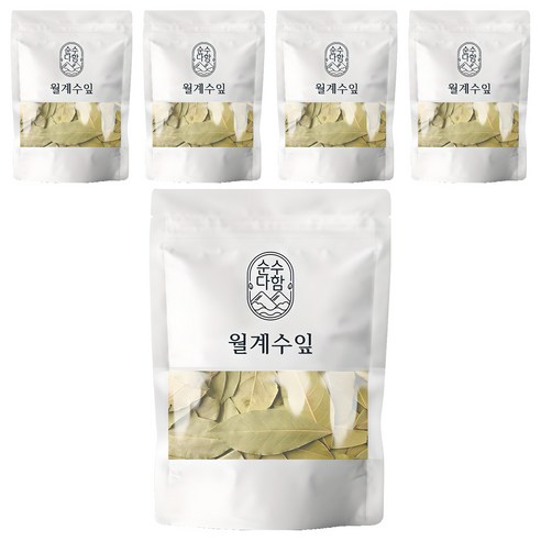 순수다함 월계수잎 한차재료, 100g, 5개