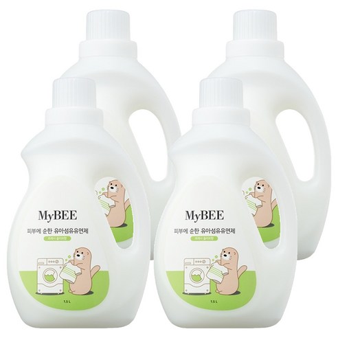 마이비 순한 유아유연제 1500ml, 1.5L, 4개