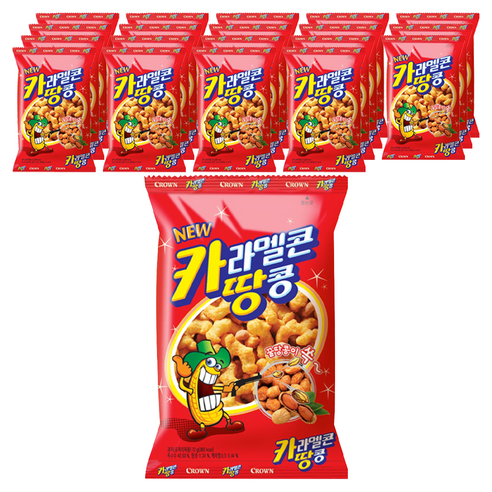 크라운 카라멜콘 땅콩