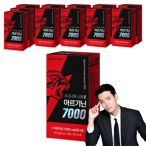 뉴트리디데이 시그니처 스트롱 아르기닌 7000 액상스틱 15p, 300g, 12개