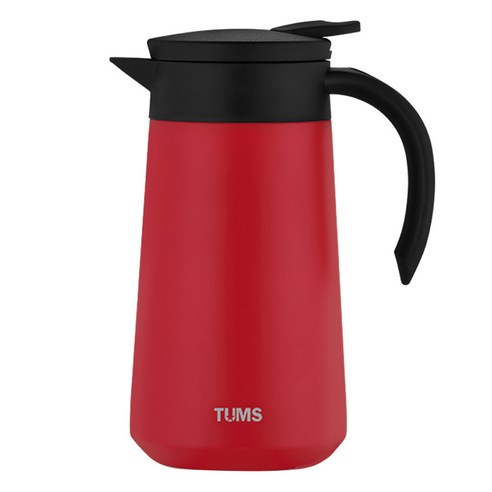 텀스 비비엔느 보온보냉 주전자 800, 800ml, 레드, 1개