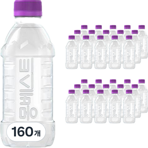 몽베스트 위드어스 무라벨 먹는샘물, 330ml, 160개